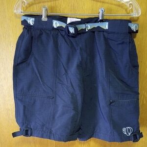 Pearlizumi Technical Wear Men's Black Cotton & Nylon Shorts w/ Polyester Lining